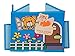 Clever Creations Kid's Toy Storage House Collapsible Storage Organizer | Yellow Bear and Small Cottage Design | Make Storage Fun & Easy | Cute Design for Kids | Easy to Build & Collapses in Seconds