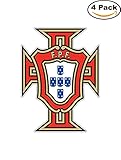 Portuguese Football Federation Portugal Soccer Car Bumper Sticker Decal 4X5