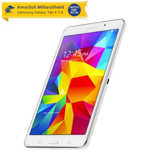 ArmorSuit MilitaryShield - Samsung Galaxy Tab 4 7.0 Screen Protector - Anti-Bubble Ultra HD Shield w/ Lifetime Replacements