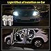 HSUN BAX9S H6W LED Bulbs,High Power 20LED SMD3014 Chip 880LM Extremely Bright Bulbs with Canbus for Dome Reading Light and Indicator,2 Pack,6000K White