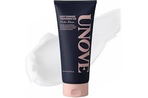 UNOVE Deep Damage Treatment Ex - Protein Hair Treatment & Hair Mask for Damaged Hair | Deep Conditioning & Keratin Hair Mask for Dry, Frizzy Hair | Korean Hair Care | Tender Bloom, 10.82 fl oz