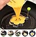 Fried Egg Mold Pancake Rings Set of 10 - BEMINH Stainless Steel Non-Stick Egg Shaper Ring with Silicone Pastry Brush and Egg Yolk White Separator, Kitchen Cooking Tools for Kids and Lovers