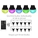 MagicLight Plus Bluetooth Light Bulb - Dimmable Multicolored 60w Equivalent Night Light - Smartphone Controlled Sunrise Sunset Wake Up LED Lights