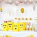 Funnlot Emoji Gift Bags for kids DIY Craft Emoji Paper Goodie Bags for Birthday Party Treat Bags Pack of 12