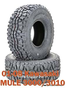 Set Of 2 WANDA ATV/UTV Tires – 23x11-10, 6PR, Bias Ply, For Kawasaki MULE 3000/3010 (2001-08)