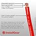 InstallGear 4 Gauge Wire (25ft) - 4 Gauge Amp Wire, Primary Automotive Wire, Car Amplifier Power and Ground Cable, Battery Cable, Car Audio Speaker Stereo, RV Trailer Wiring, Welding Cable, 4ga