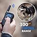 Remote Shock Dog Training Anti Barking Collars – 3 Modes: Beep, Vibrate, Shock Stimulation – Lightweight & 100% Waterproof – 330 Yards Range – Ideal as Correction Collar