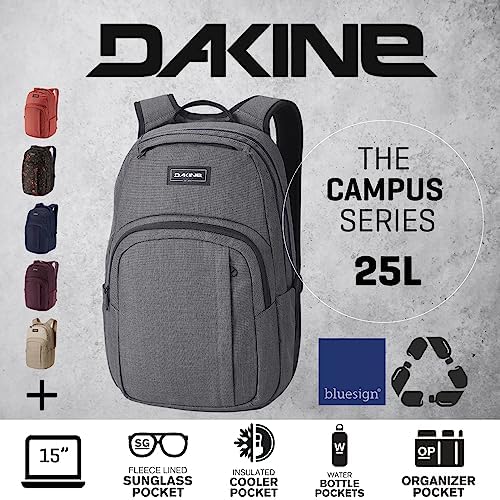 Campus Zaino 25L Nero Black II – Zaino Unisex per Scuola, Università e Tempo Libero