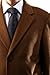 Men's Single Breasted Camel Luxury Wool/Cashmere Full Length Topcoat