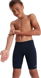 Speedo Boys Endurance+ Jammer Training Trunks True Navy 13-14 view 5