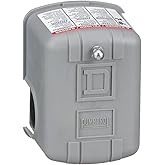 Telemecanique Sensors 9013FSG2J24 Air-Pump Pressure Switch, NEMA 1, 40-60 psi Pressure Setting, 20-65 psi Cut-Out, 15-30 psi 