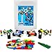Brickyard Building Blocks 135 Pieces Wheels, Tires, and Axles - Building Bricks Compatible Set Includes Steering Wheels, Windshields, and Colorful Brick Building Chassis Pieces (135 pcs)