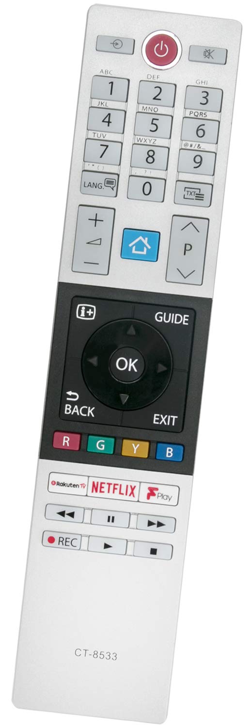 ALLIMITY CT-8533 Remote Control Replace fit for Toshiba UHD TV 49L3863DB 49V6863DB 55U6863DB 43U5863DB 40L2863DB 49V5863DB 32L2863DB 32W3864DB 55T6863DB 65U5863DB 49L2863DB