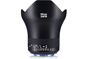ZEISS Milvus 15mm f/2.8 Full Frame Camera Lens for Canon EF-Mount ZE, Black