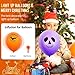 Christmas LED Balloons - 30pcs Light Up Balloons with 4 fantastic Patterns White Orange Purple Colour Latex Balloon Glows Up to 12 Hours Party Home Garden Lantern Christmas Decors