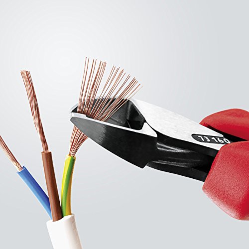 Knipex X-Cut® Kompakt-Seitenschneider hochübersetzt schwarz atramentiert, mit Mehrkomponenten-Hüllen 160 mm 73 02 160 – Bild 4