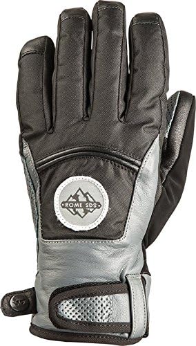 Rome Snowboards Men's Emblem Gloves, Black, Medium