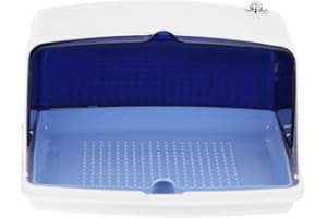 Cleaning Cabinet, Anself 5W Salon Electric Temperature Cleaning Machine for Home Hotel Travel Use for Razors, Nail Scissors, Make Up Tools Nail Art Equipment