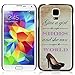 Kingfansion 2015 Fashion Plastic Case for Samsung Galaxy S5 I9600 G900 (Shoes World)
