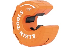 Klein Tools 50055 C-Style Copper Tubing Cutter, 1/2-Inch Cutting Capacity, Ultra-Compact Design for Tight Spaces