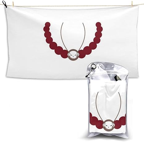 Amazon Co Jp ワンピースエースネックレス超吸水バスタオル ホーム キッチン