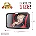 Baby Back Seat Mirror: View Infant in Rear Facing Car Seats. Backseat Mirrors
