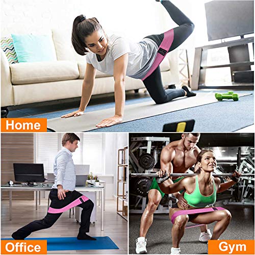 LUXSURE-Workout-Band-Resistance-for-Women-Exercise-Bands-for-Working-Out-Fabric-Fitness-Resistance-Bands-for-Women-Butt-and-Legs