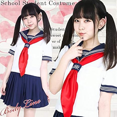 Amazon 萌えセーラー Costume231コスプレ コスチューム衣装 メイド Akbアキバ 女子高生 セーラー服 M コスプレ 仮装 通販