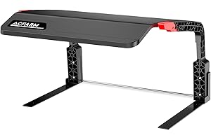 ACFARM Robotic Lawn Mower Garage, Charging Stations Foldable Cover for All Model Robotic Lawnmower, Protection from Rain and Sun, with Sturdy Construction, Open Back Carport, Black