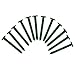 Pack of 12 Vinyl Shutter Fastener Spike Loks for Installing Decorative Exterior Vinyl Shutters (Heritage Green)