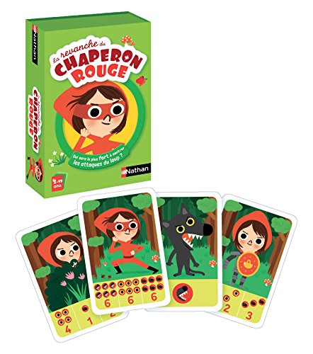 Nathan 31138 - Gioco di Carte La Revanche Du Chaperon Rouge (La Vendetta di Cappuccetto Rosso), Versione Francese
