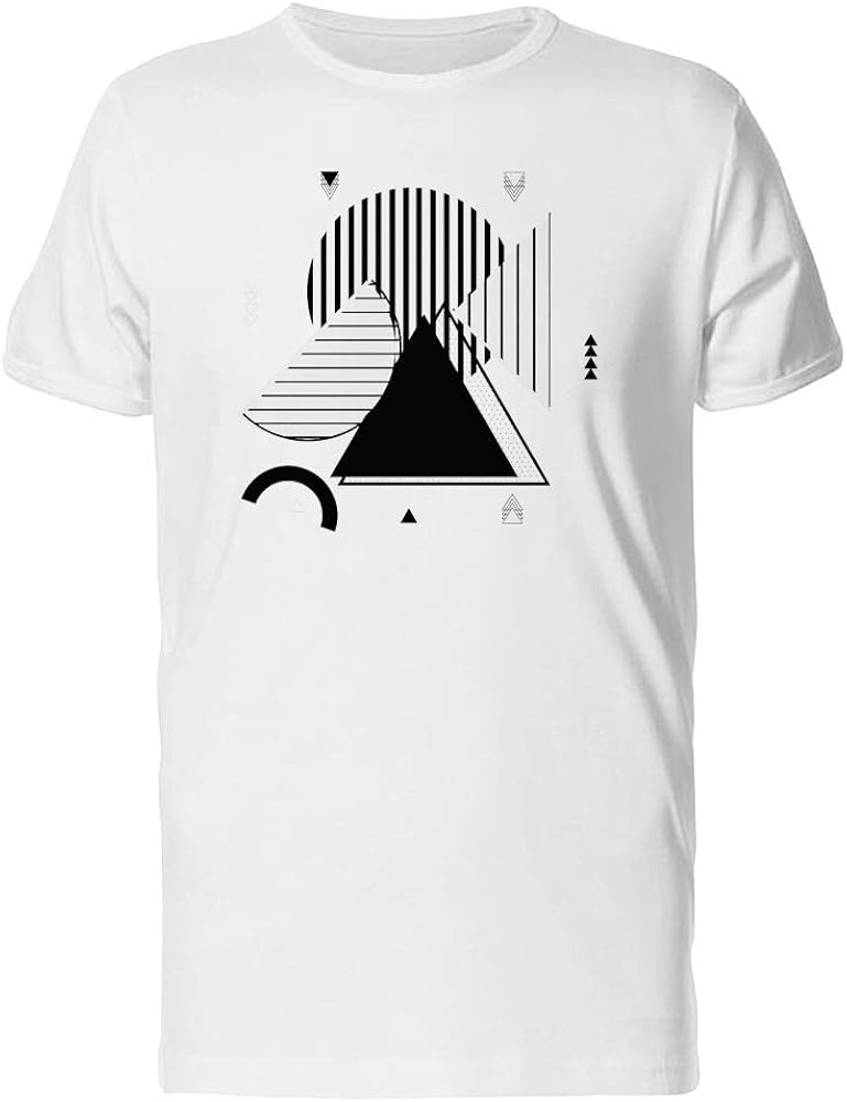 Geometric Shapes Tee Men's Clothing