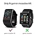 Replacement Band for Garmin Vivoactive HR GPS Smart Watch, Silicone Replacement Fitness Bands Wristbands with Metal Clasps for Garmin vivoactive HR GPS Smart Watch (Black-1)