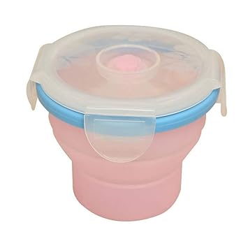 IXIFH Caja De Bento 200Ml Silicona Plegable Fiambrera ...