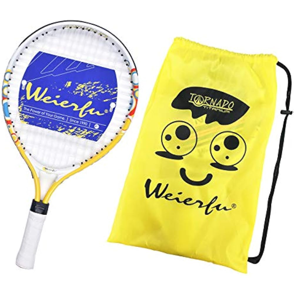 Junior Racquets Tennis Racket Kids Toddlers Starter 17 Cover Bag Light