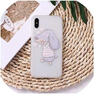 for iPhone caseCute Flamingo Llama Alpaca Bear Rabbit Cartoon Matte Soft Phone Case Back Cover for iPhone 11 Pro 6 6Plus 7 8 7PlusX XS Max,for iPhone 11Pro Max,4