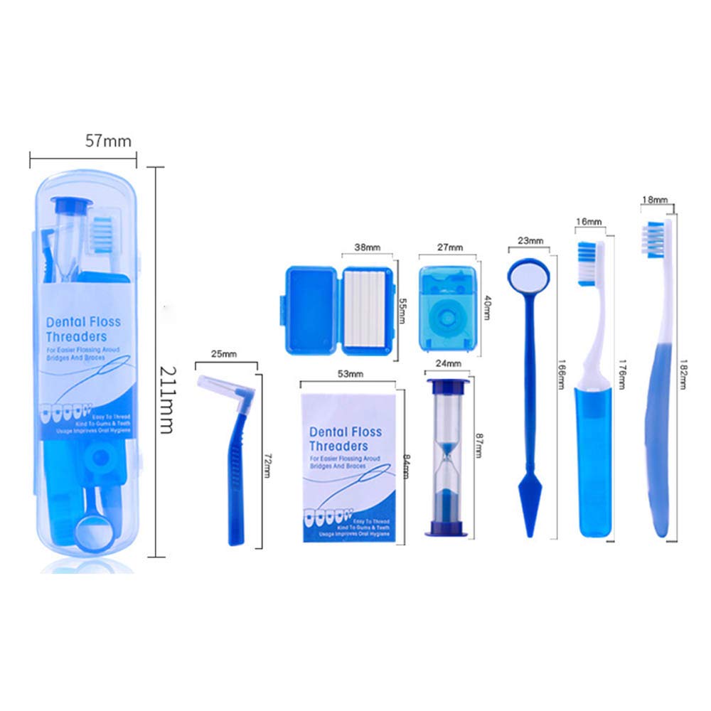 Boxed Portable Orthodontic Care Kit Orthodontic Toothbrush