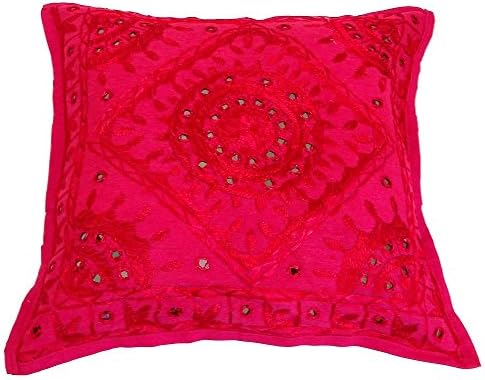 Indian Decor Handmade Cotton Cushion Cover Pillow Covers, 16 X 16 1 Piece Pc 79