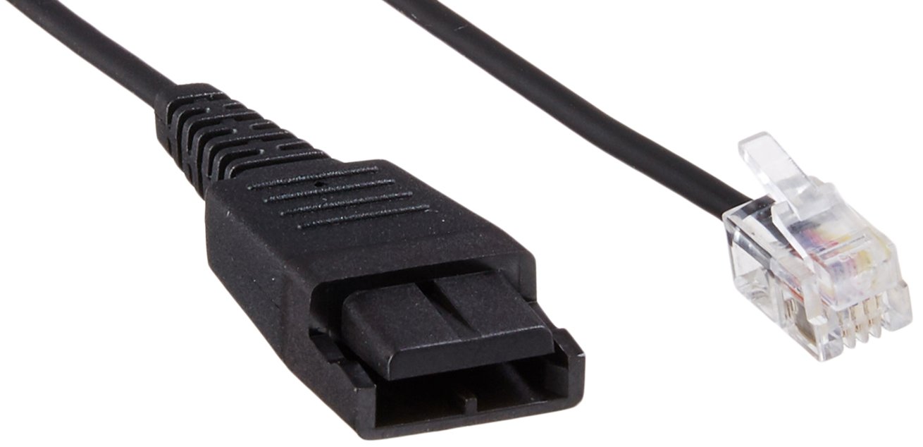 Jabra GN1216 SmartCord - Straight Headset Cable for Avaya Deskphones