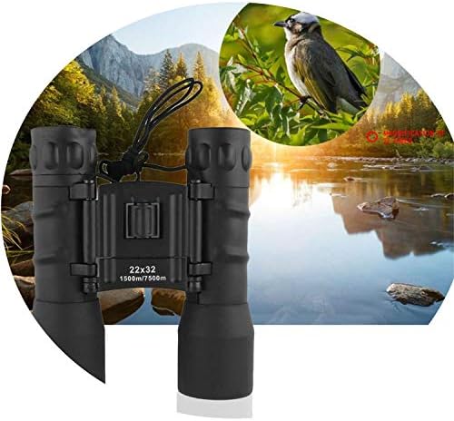 Portable Folding Day 22x32 Binoculars Telescope (150m-750m) Zoom High Magnification Vision Binoculars for Outdoor,France