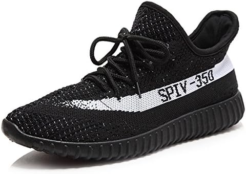 Men Women Non Slip Running Breathable Sneakers Unisex Casual Workout Gym Tennis Shoes Blackwhite 37