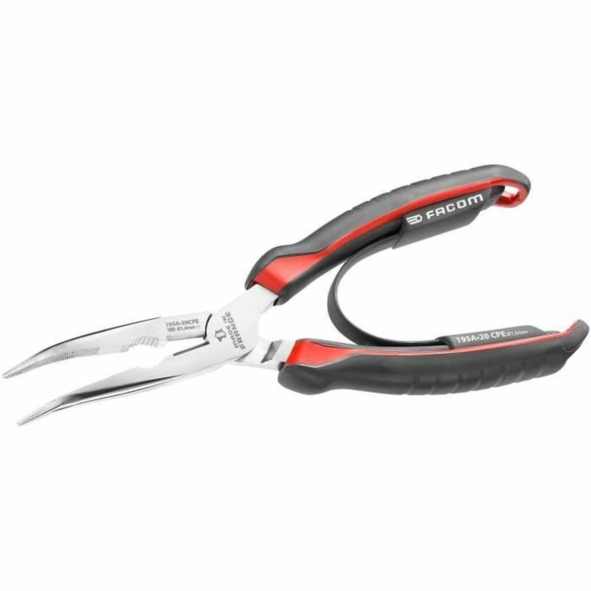 Facom SC.195.20CPE Bent Half-Round Nose Pliers