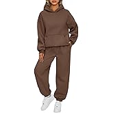AUTOMET Womens 2 Piece Outfits Lounge Hoodie Sweatsuit Sets Plus Size Fall Fashion Clothes Airport Travel Pants Tracksuits