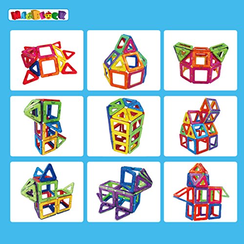 image for Magblock Magnetic Tiles STEM Educational Gifts and Toys Set for Boys,M