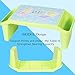 NNEWVANTE Lap Desk for Kids with Storage Portable Children's Table for Homework or Reading Breakfast Bed Tray Child Art Plastic Stackable Table, Pack of 2 : Blue and Light Green …