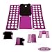 Kids Clothes T-shirts Folder, Professional Super Fast Organizer Laundry Folding Board, Clothes Folding Apparatus for Child, Ideal for Home and Travel, Color Rose Red