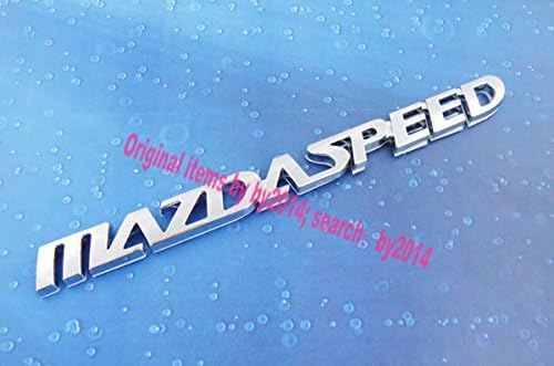 Auto car Chrome MAZDASPEED for MIATA RX7 RX8 MX5 M3 6 Emblem Badge Sticker