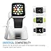 Apple Watch Series 2 Stand, Maxboost Apple Watch Dock Charging Stand [Aluminum Platform/Holder/Cradle [38mm and 42mm Series 1/2 Sport/Edition 2015 2016] [Cable, Band,Case,Watch NOT INCLUDED] - Silver