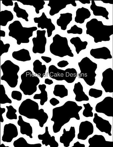 1/4 Sheet ~ Traditional Cow Print Background ~ Edible Cake/Cupcake Topper!!!
