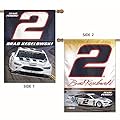 Brad Keselowski #2 Double Sided Banner Flag